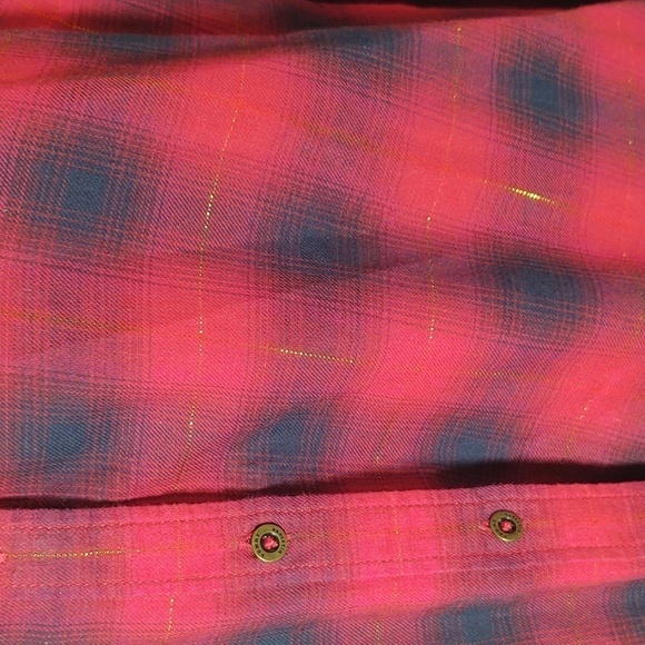 Tommy Hilfiger Women's Long Sleeve Button Up Plaid Shirt - Picture 3 of 14